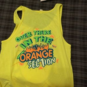 Orange Rays Tank Top